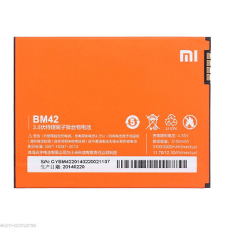 Akkumulátor Xiaomi Redmi Note, eredeti, 3100 mAh