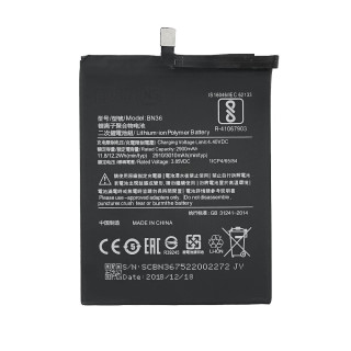 Akkumulátor Xiaomi Mi A2 / Mi 6X, BN36, 3010 mAh