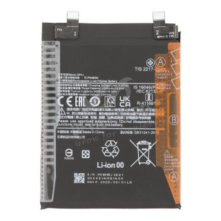 Akkumulátor Xiaomi Redmi Note 12 Pro+, BP4J, eredeti, 5000 mAh