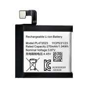 Akkumulátor Amazfit GTS 4 mini, PL472023, 270 mAh Akkumulátor Amazfit GTS 4 mini, PL472023, 270 mAh