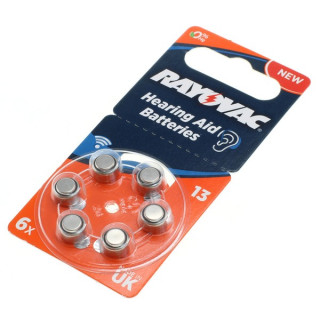 Elem hallókészülékekhez Rayovac PR48 / HA13, 6 db