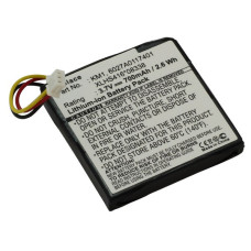 Akkumulátor TomTom Via 120 / 125, 700 mAh