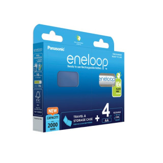Panasonic Eneloop AA elem, 4 db PVC dobozzal