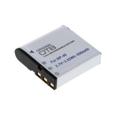 NP-40 akkumulátor Casio Exilim Zoom EX-Z30 / EX-Z1000 / EX-Z1200, 950 mAh NP-40 akkumulátor Casio Exilim Zoom EX-Z30 / EX-Z1000 / EX-Z1200, 950 mAh