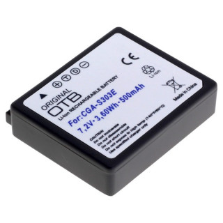 CGA-S303 akkumulátor Panasonic SDR-S100 / SDR-S200 / SDR-S300, 500 mAh