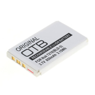 Akkumulátor Nokia 2100 / 3200 / 6610 / 7250, BLD-3, 850 mAh