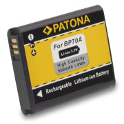 BP70A akkumulátor Samsung ES65 / PL80 / SL50 / ST80, 500 mAh