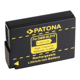 DMW-BLD10 akkumulátor Panasonic Lumix DMC-G3 / DMC-GF2 / DMC-GX1, 950 mAh