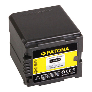 VW-VBG260 akkumulátor Panasonic HDC-SD1 / HDC-HS100 / HDC-SD100 / HDC-SD707, 2200 mAh