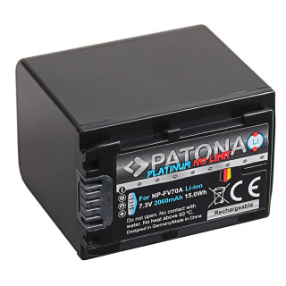 NP-FV70 akkumulátor Sony DCR-DVD103 / DCR-DVD105 / DCR-DVD106, 2060 mAh
