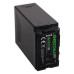 VW-VGB6 akkumulátor Panasonic AG-AC130 / HDC-HS700 / NV-GS90, 10050mAh