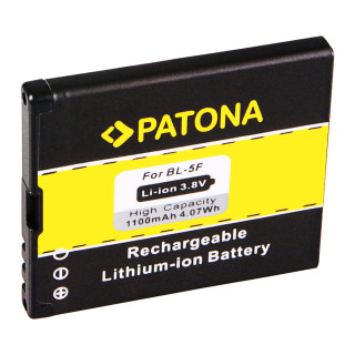 Akkumulátor Nokia 6210 / 6710 / 6290 / E65 / N95, BL-5F, 1100 mAh