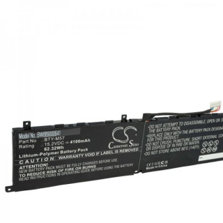 Akkumulátor MSI GP66 / GP76 / Leopard 10UG, 4100 mAh