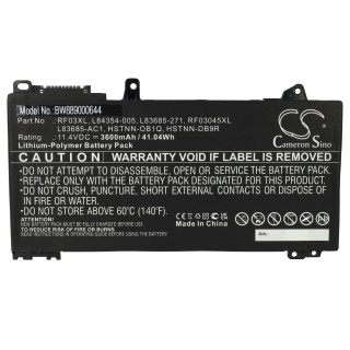 Akkumulátor HP Pavilion X360 14 / ProBook 455 G7, RF03XL, 3600 mAh