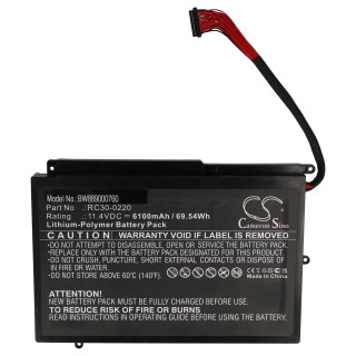 Akkumulátor Razer Blade Pro 17 (2017), 6100 mAh