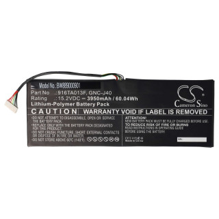 Akkumulátor Gigabyte P34G / P34W / P34F / P34K, 3950 mAh Akkumulátor Gigabyte P34G / P34W / P34F / P34K, 3950 mAh