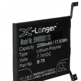 Akkumulátor Vivo IQOO 9T / IQOO 10 5G, B-T9, 2200 mAh