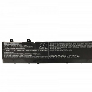 Akkumulátor Dell Precision 7670, 6800 mAh