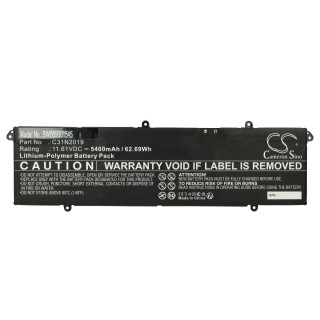 Akkumulátor Asus VivoBook Pro 14 / Pro 14X / Pro 15, C31N2019, 5400 mAh
