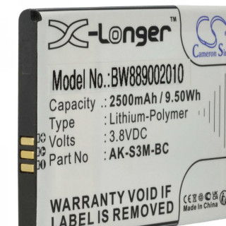 Akkumulátor Emporia Smart.3 Mini / Smart.4, 2500 mAh