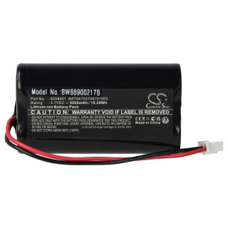 Akkumulátor Zafferano Dama / Sigor Numotion / Villeroy Boch Neapel, 5200 mAh Akkumulátor Zafferano Dama / Sigor Numotion / Villeroy Boch Neapel, 5200 mAh