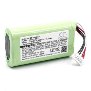 Akkumulátor Sony SRS-X3, 2600 mAh
