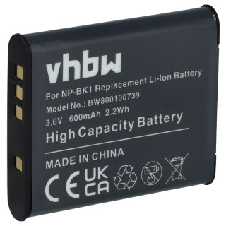NP-BK1 akkumulátor Sony CyberShot DSC-S750 / DSC-S950 / DSC-W370, 600 mAh
