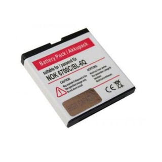 Akkumulátor Nokia 6700, BL-6Q, 750 mAh