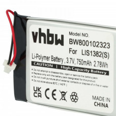 Akkumulátor Sony PRS-500 / PRS-505 / PRS-700 hordozható olvasóhoz, 750 mAh