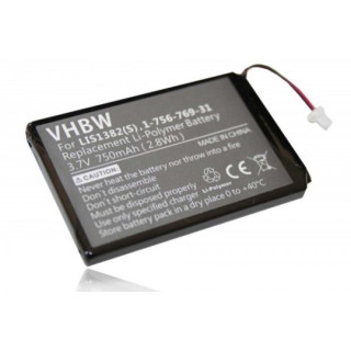 Akkumulátor Sony PRS-300 hordozható olvasóhoz, 750 mAh