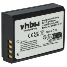 LP-E10 akkumulátor Canon EOS 1100 / EOS 1100D / Kiss X50, 800 mAh