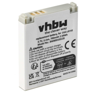 CGA-LB102 akkumulátor Panasonic KX-TU301 / KX-TU301 GME, 700 mAh