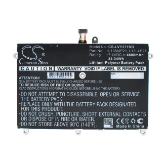 Lenovo Yoga 2 akkumulátor 11, 4600 mAh