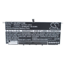 Akkumulátor HP Spectre 13-3000, 6750 mAh