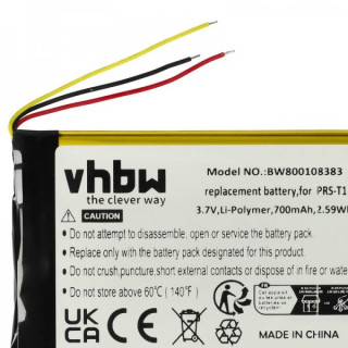 Akkumulátor Sony hordozható olvasóhoz PRS-T1 / PRS-T2 / PRS-T3, 700 mAh