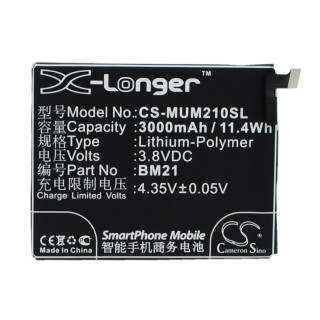 Akkumulátor Xiaomi Mi Note / Libra, BN21, 3000 mAh