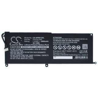 Akkumulátor HP Pro X2 612 G1, táblagéphez, 3800 mAh
