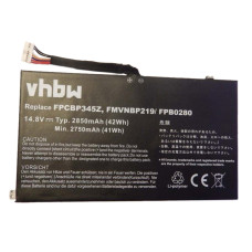Akkumulátor Fujitsu Siemens Lifebook UH572, 2850 mAh Akkumulátor Fujitsu Siemens Lifebook UH572, 2850 mAh