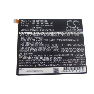 Akkumulátor Dell Venue 8 7000 / Venue 8 7840, 5500 mAh