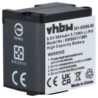 Akkumulátor Garmin Virb X / XE, 950 mAh