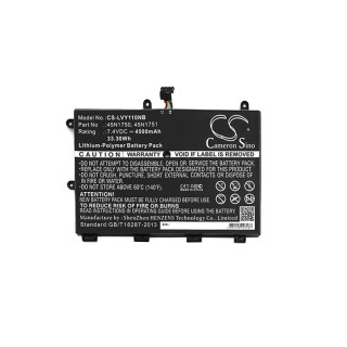 Akkumulátor Lenovo ThinkPad Yoga 11E ChromeBook, 3600 mAh