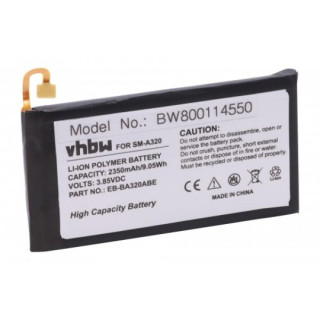 Akkumulátor Samsung Galaxy A3 (2017) / SM-A320, 2350 mAh