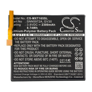Akkumulátor Motorola Moto Z / XT1650, 2300 mAh