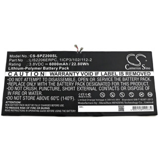 Akkumulátor Sony Xperia Tablet Z2, 6000 mAh