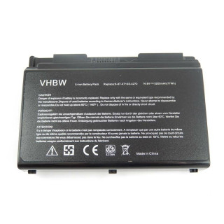 Akkumulátor Clevo X510 / X510S, 5200 mAh