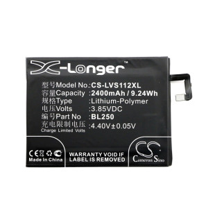 Akkumulátor Lenovo Vibe S1, 2400 mAh