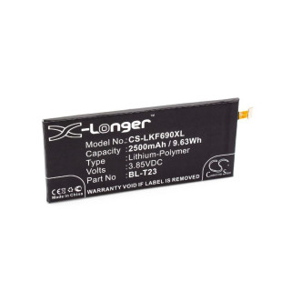 Akkumulátor LG K500 / K580 / F690L, 2500 mAh