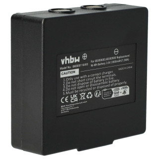Akkumulátor Abitron Mini / Hetronic FBH300 / Komatsu FBH300, 68300600, 2000 mAh