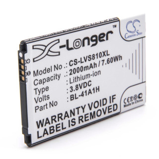 Akkumulátor LG Optimus F60 / D390 / LS660, 2000 mAh