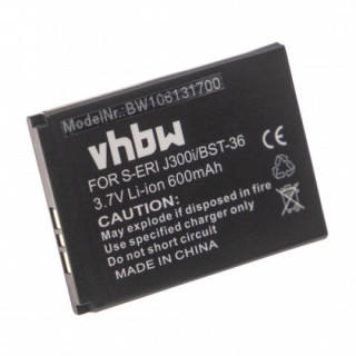 Akkumulátor Sony Ericsson J300i / K310i / T280i / W200i / Z310i, 600 mAh